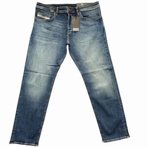 DIESEL Buster Tapered MENs JEANS RE062 Sz 36”X 30” MSRP $250 Measures Included